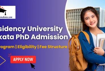 Presidency University Kolkata PhD Admission